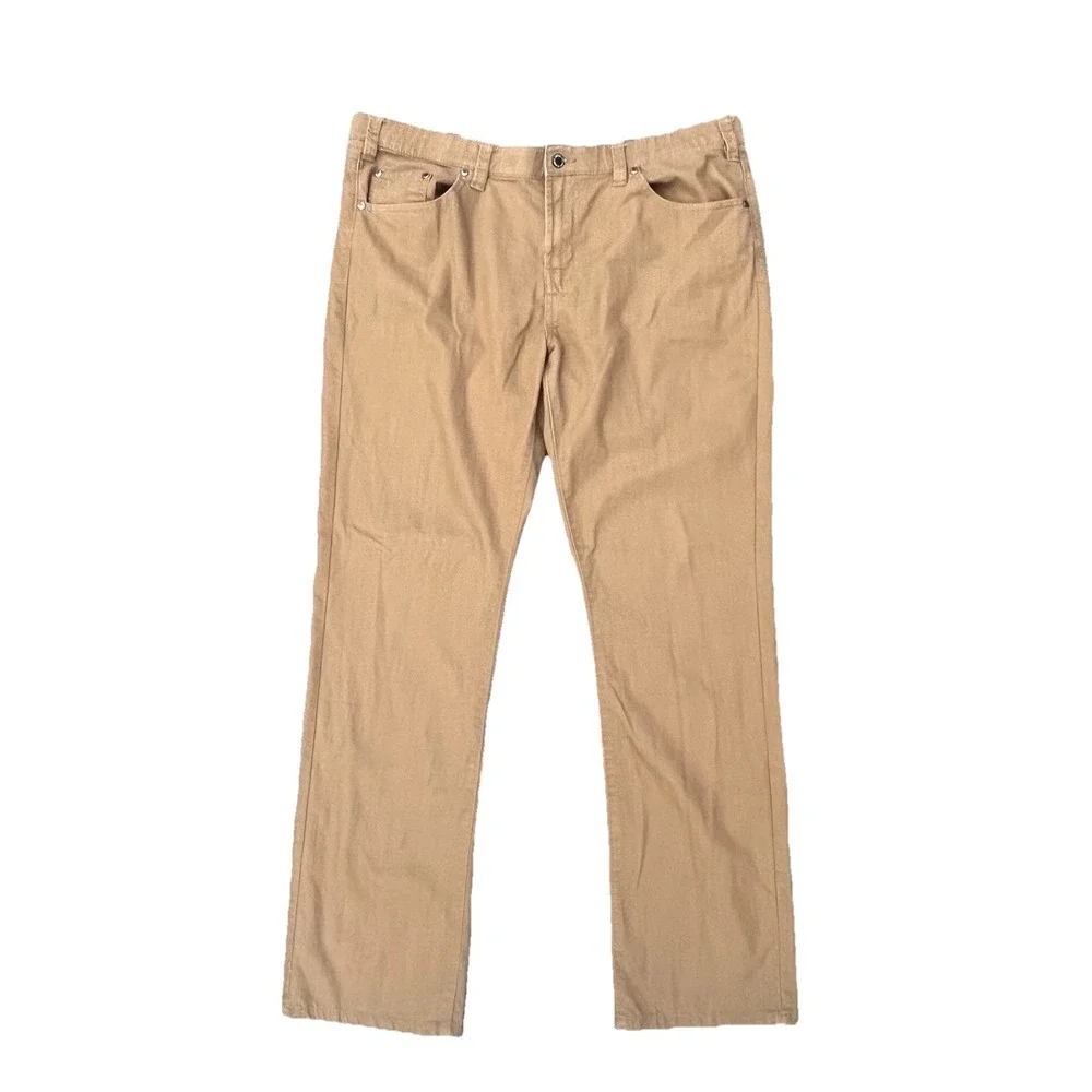 Lois Jeans Pants Mens 38x32 Tan‎ Sierra Extensible Stretch Preppy Stretch Pants